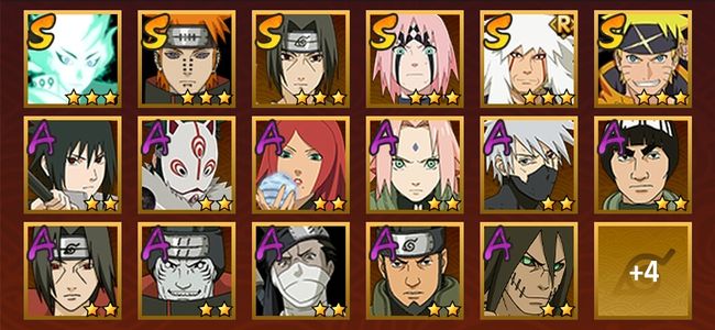 火影忍者V8 6S忍 15A忍 88忍 791S碎片 14通灵 300W战力 中忍