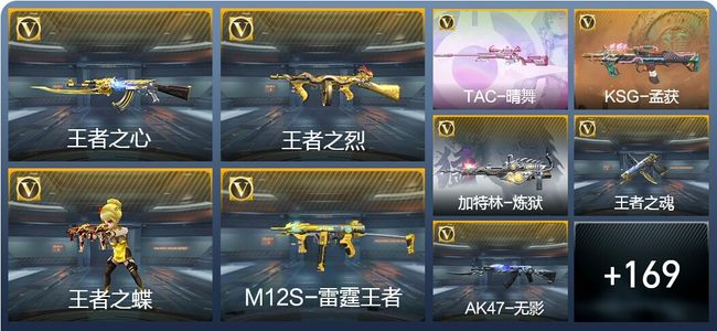 穿越火线：枪战王者6王者武器 178英雄武器 6英雄角色 375万化 专家S