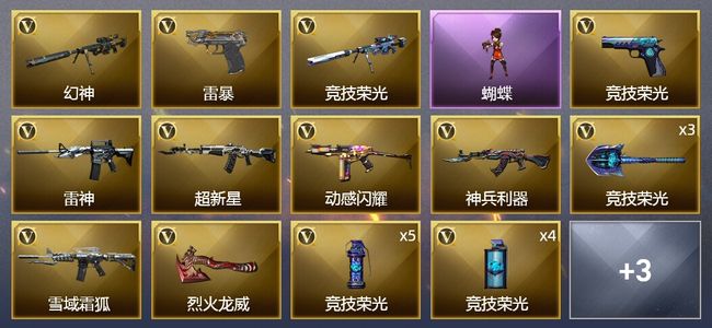 穿越火线（CF）28V武器 1V角色 3皮肤 不可排位 新锐