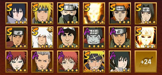 火影忍者V4 10S忍 31A忍 142忍 1417S碎片 15通灵 600W战力 影级