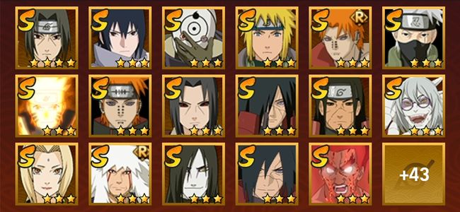 火影忍者V10 18S忍 43A忍 247忍 3550S碎片 18通灵 1000W战力 前500名 见习