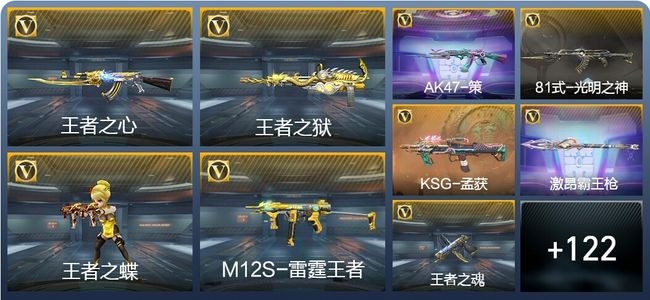 穿越火线：枪战王者V6 6王者武器 133英雄武器 2英雄角色 344万化 专家S