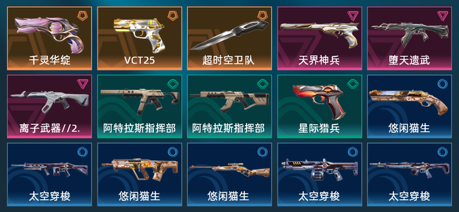 无畏契约3橙皮 3紫皮 15皮肤 10830皮肤总价值 285已用源晶
