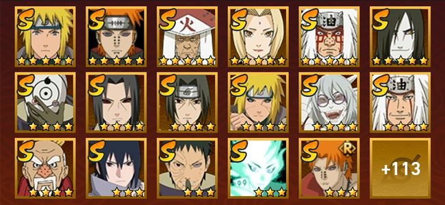 火影忍者V14 52S忍 78A忍 370忍 8321S碎片 32通灵 3000W战力 前10名 下忍