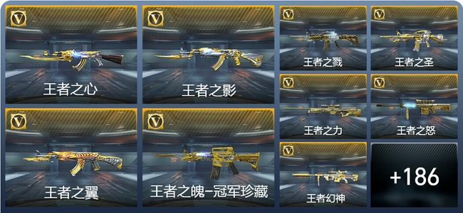 穿越火线：枪战王者25王者武器 202英雄武器 7英雄角色 478万化 枪皇