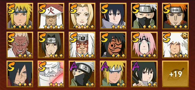 火影忍者V11 14S忍 22A忍 148忍 2499S碎片 18通灵 1000W战力 前100名 下忍