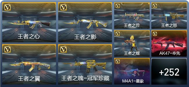 穿越火线：枪战王者V9 21王者武器 288英雄武器 13英雄角色 416万化 枪圣SSS