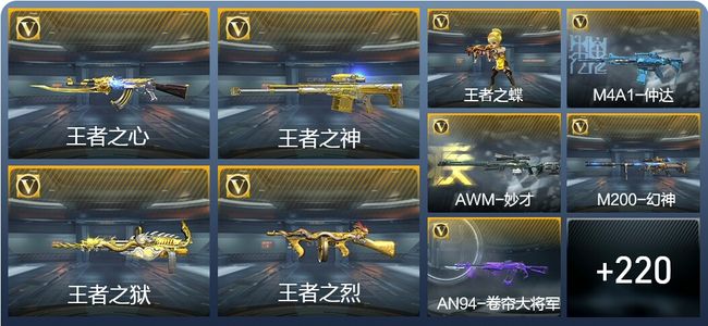 穿越火线：枪战王者V5 19王者武器 253英雄武器 6英雄角色 473万化 专家S