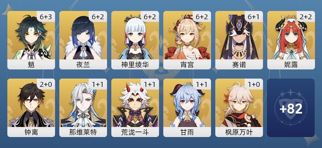 原神165黄 121角色黄 44武器黄 48五星角色 33五星武器 男主 60级