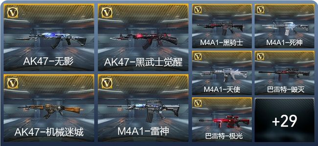 穿越火线：枪战王者2王者武器 38英雄武器 1英雄角色 117万化 精英