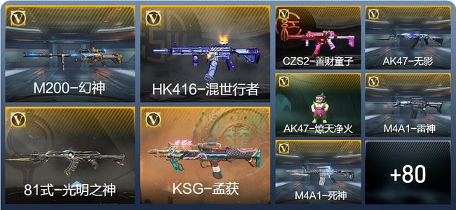 穿越火线:枪战王者V3 115英雄武器 5英雄角色 206万化 枪王SSS