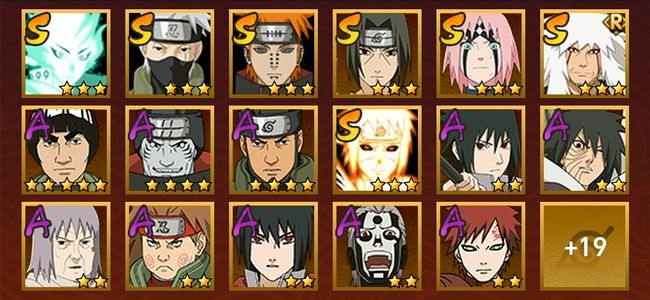 火影忍者V9 8S忍 28A忍 123忍 1062S碎片 16通灵 600W战力 前500名 暗部