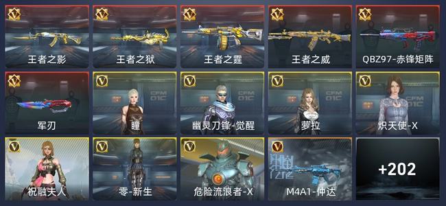 穿越火线：枪战王者V4 6王者 209英雄武器 7英雄角色 319万化 枪神
