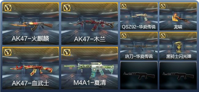 穿越火线:枪战王者V1 8英雄武器 43万化 专家