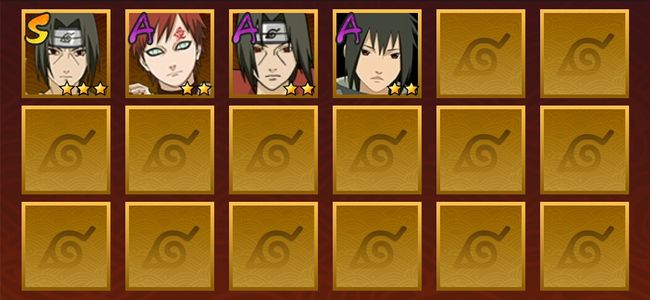 火影忍者V2 1S忍 3A忍 35忍 214S碎片 10通灵 100W战力 见习