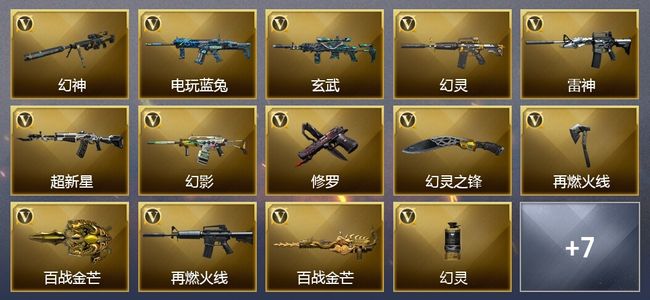 穿越火线（CF）19V武器 5皮肤 可排位 枪王