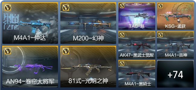 穿越火线：枪战王者V3 2王者武器 166英雄武器 新锐