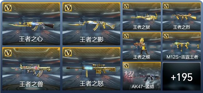 穿越火线：枪战王者V8 11王者武器 374英雄武器 新锐