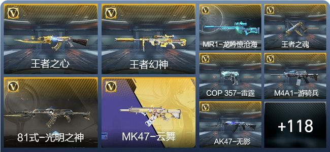 穿越火线：枪战王者V6 5王者武器 229英雄武器 新锐