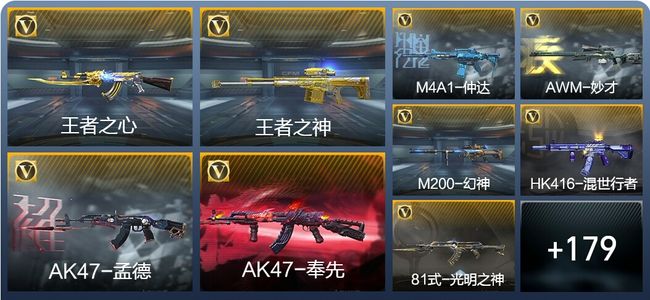 穿越火线：枪战王者V6 296英雄武器 新锐