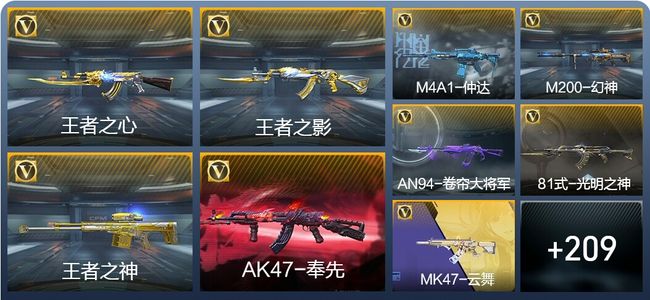 穿越火线：枪战王者V8 329英雄武器 新锐