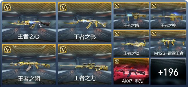 穿越火线：枪战王者V8 321英雄武器 新锐