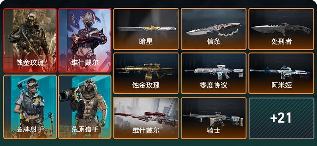 三角洲行动总资产196M 4干员外观 3传说近战 29传说枪械 钻石