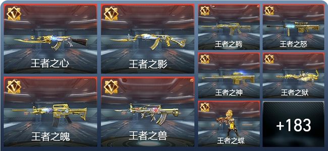 穿越火线：枪战王者V9 20王者 303英雄武器 新锐