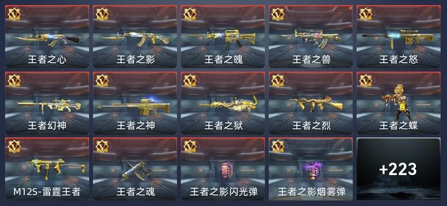 穿越火线：枪战王者V8 15王者 332英雄武器 新锐