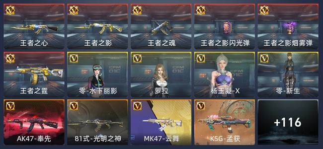 穿越火线：枪战王者V6 184英雄武器 新锐