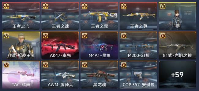穿越火线：枪战王者V6 95英雄武器 新锐