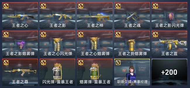 穿越火线：枪战王者V6 310英雄武器 新锐