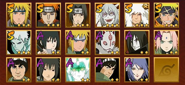 火影忍者7S忍 10A忍 51忍 754S碎片 11通灵 300W战力 上忍