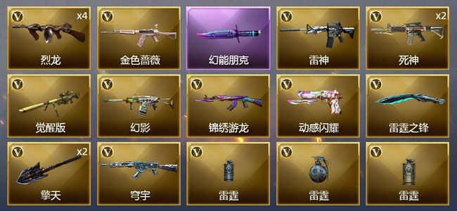 穿越火线（CF）19V武器 9皮肤 可排位 枪王