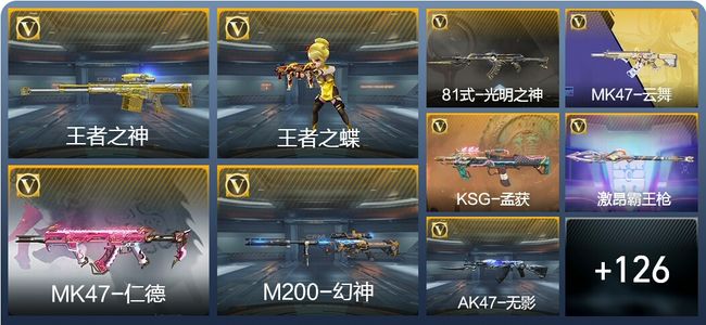 穿越火线：枪战王者V5 3王者武器 155英雄武器 枪皇S