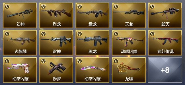 穿越火线（CF）25V武器 5皮肤 可排位 新锐