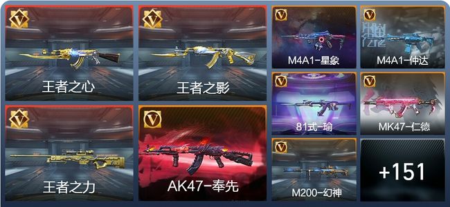 穿越火线：枪战王者V7 292英雄武器 新锐