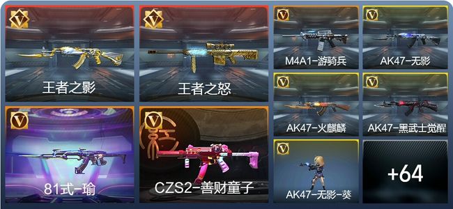 穿越火线：枪战王者V6 147英雄武器 新锐