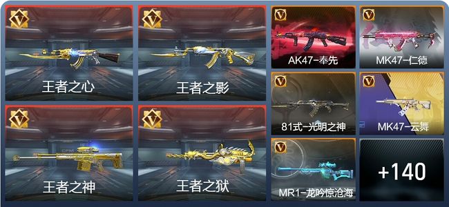 穿越火线：枪战王者V6 230英雄武器 新锐