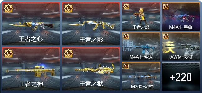 穿越火线：枪战王者V7 355英雄武器 新锐