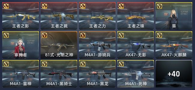 穿越火线：枪战王者V8 94英雄武器 新锐