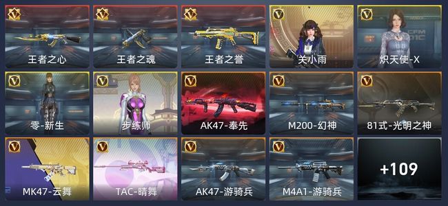 穿越火线：枪战王者V5 185英雄武器 新锐