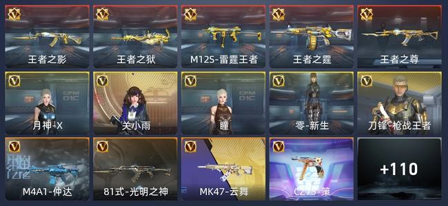 穿越火线：枪战王者V1 219英雄武器 新锐