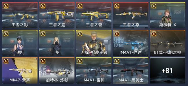 穿越火线：枪战王者V3 176英雄武器 新锐