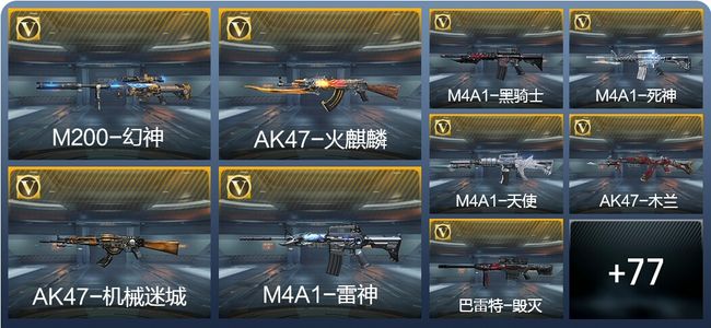 穿越火线：枪战王者V2 3王者武器 94英雄武器 2英雄角色 147万化 大师