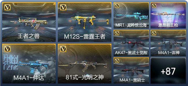 穿越火线：枪战王者V2 3王者武器 104英雄武器 2英雄角色 120万化 枪王S