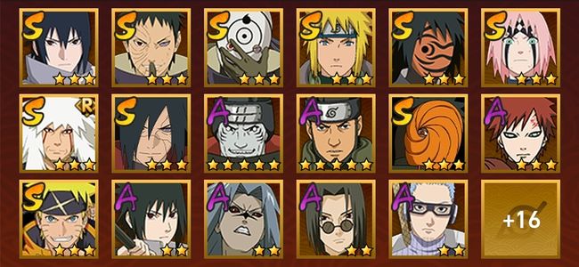 火影忍者V10 10S忍 24A忍 134忍 1429S碎片 18通灵 600W战力 中忍