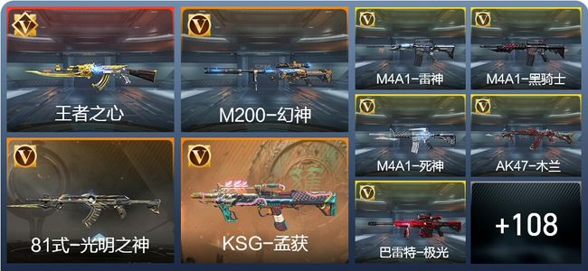 穿越火线：枪战王者V3 2王者 131英雄武器 1英雄角色 144万化 专家S