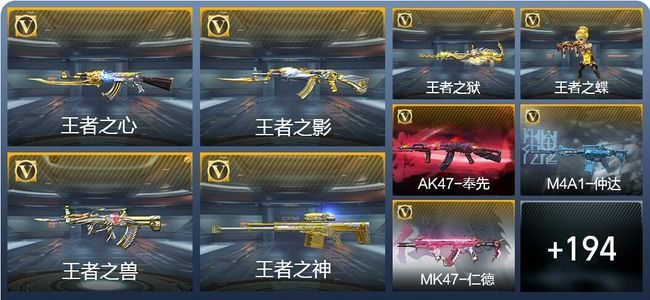 穿越火线：枪战王者V6 23王者武器 225英雄武器 5英雄角色 449万化 专家S