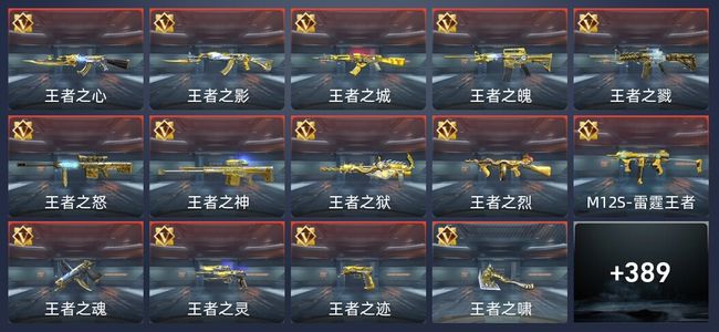 穿越火线：枪战王者V9 33王者 387英雄武器 16英雄角色 536万化 枪皇SSS